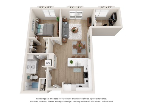 C4 Floor Plan at SoRoc On Maine, Rochester Minnesota
